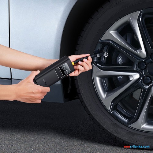 Baseus Super Mini Pro Series Wireless Car Inflator Cluster Black (6M)